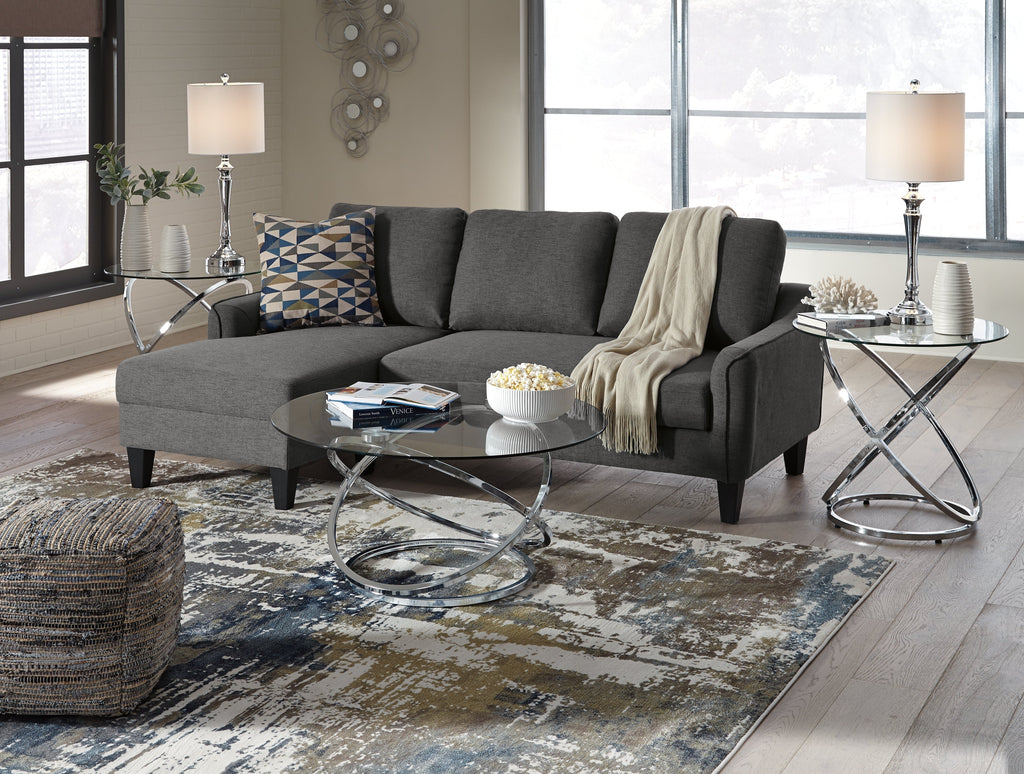 Hollynyx Chrome & Glass Coffee Table Set (3pc)