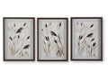 Honslow Brown/Black/White Wall Art Set (Set of 3)