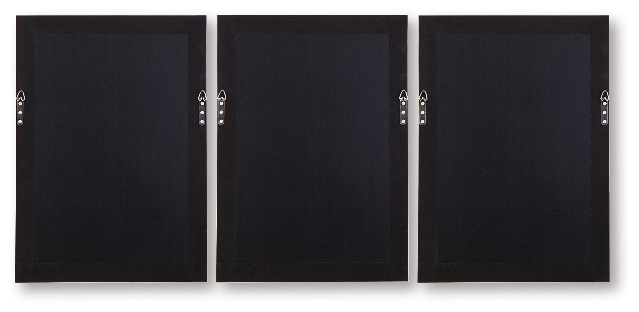 Honslow Brown/Black/White Wall Art Set (Set of 3)