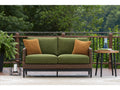 Horizon Hall Brown/Green Loveseat w/Cushion