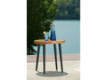 Horizon Hall Two-tone Brown Round End Table