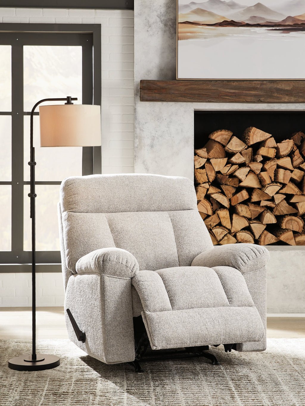 Hoyne Park Cobble Stone Recliner