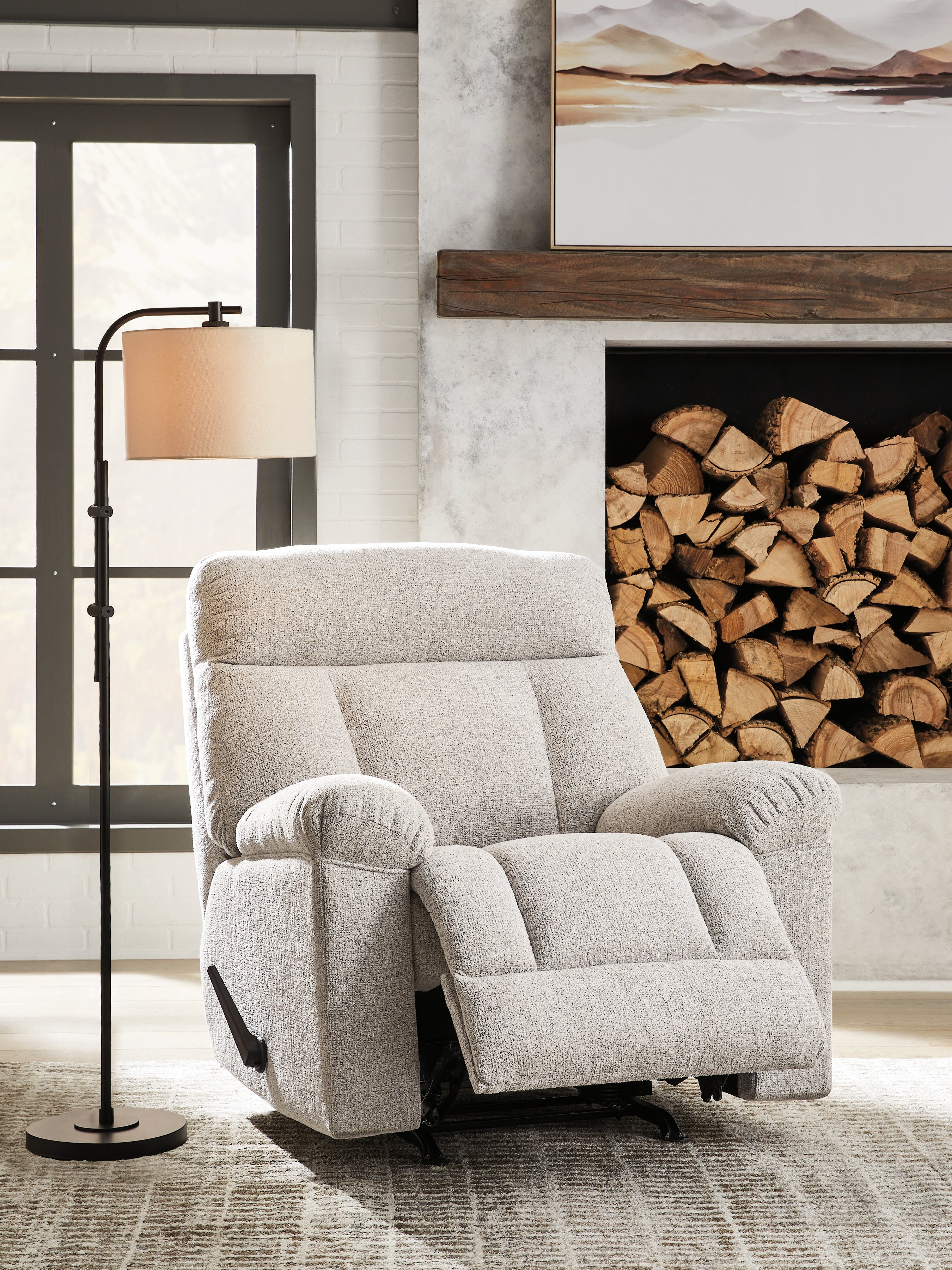 Hoyne Park Cobble Stone Recliner