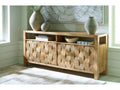 Hudwick Natural Brown Accent Cabinet