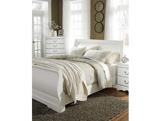 Anarasia Queen Sleigh Bedroom Set, White