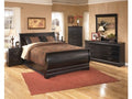 Huey Vineyard Queen Sleigh Bedroom Set, Black