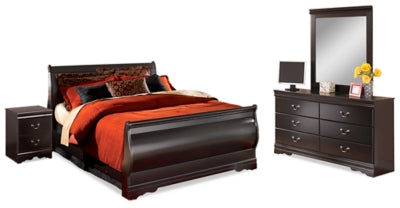 Huey Vineyard Queen Bedroom Set, Black