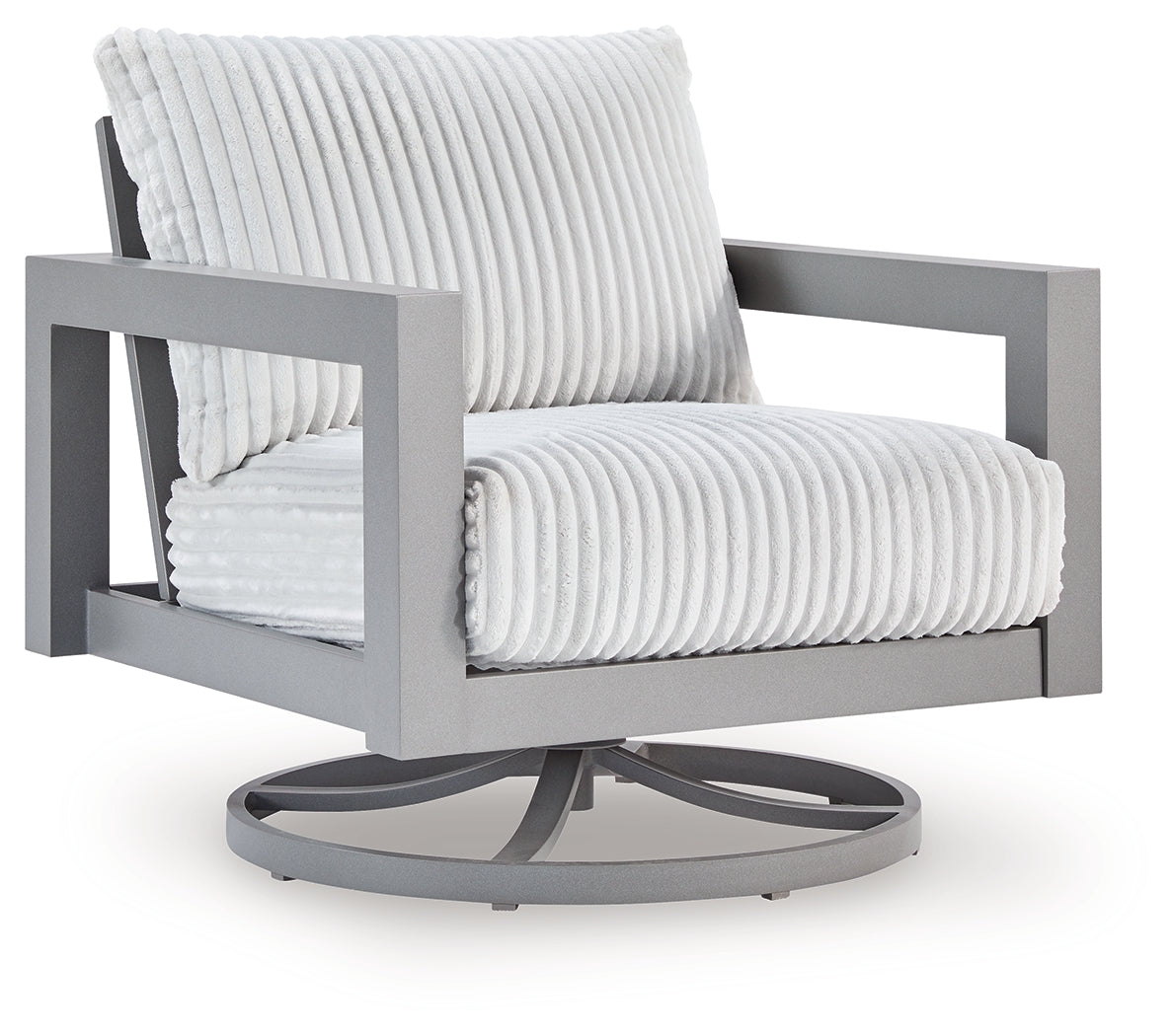 Hurley Park Gray Outdoor Sofa, 2 Lounge Chairs and Coffee Table
