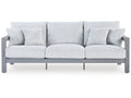 Hurley Park Gray Outdoor Sofa with Cushion