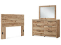 Hyanna Full Panel Headboard, Dresser and Mirror