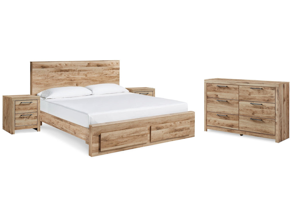 Hyanna Queen Storage Bedroom Set with Dresser and 2 Nightstands