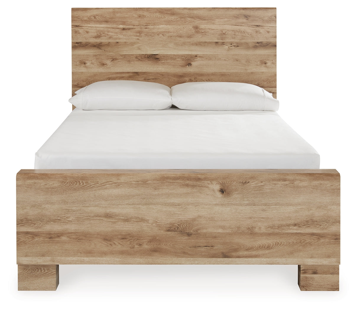 Hyanna Brown Full Panel Bedroom Set, Tan