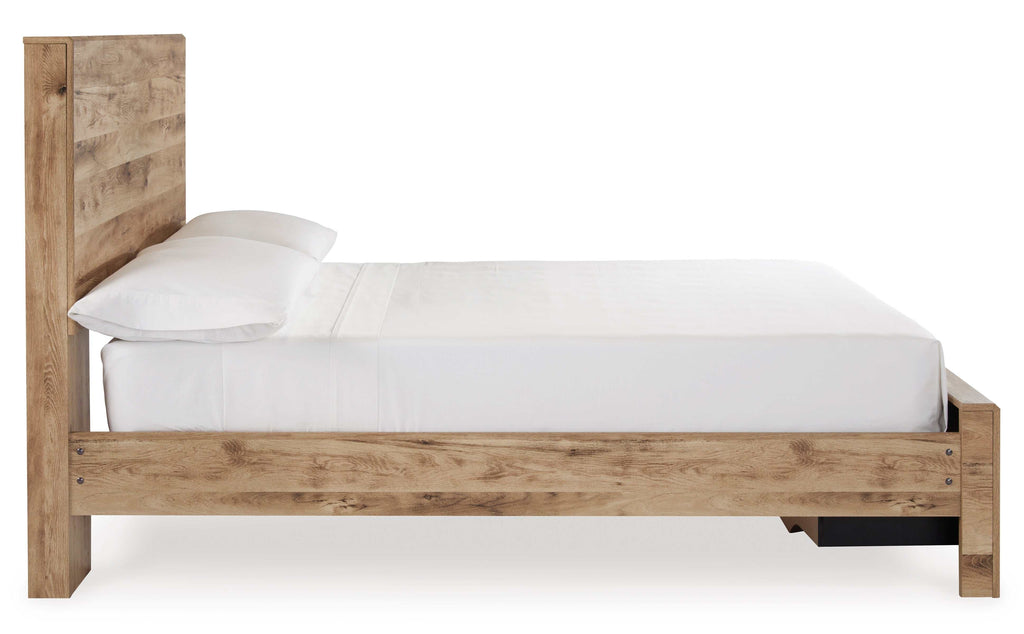 Hyanna Tan Brown Full Youth Bed w/ FB Storage