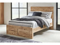 Hyanna Tan Brown Full Youth Bed w/ FB Storage