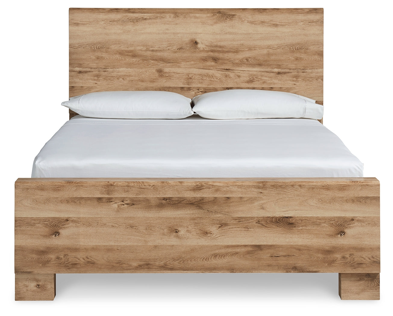Hyanna Brown King Panel Bedroom Set, Tan