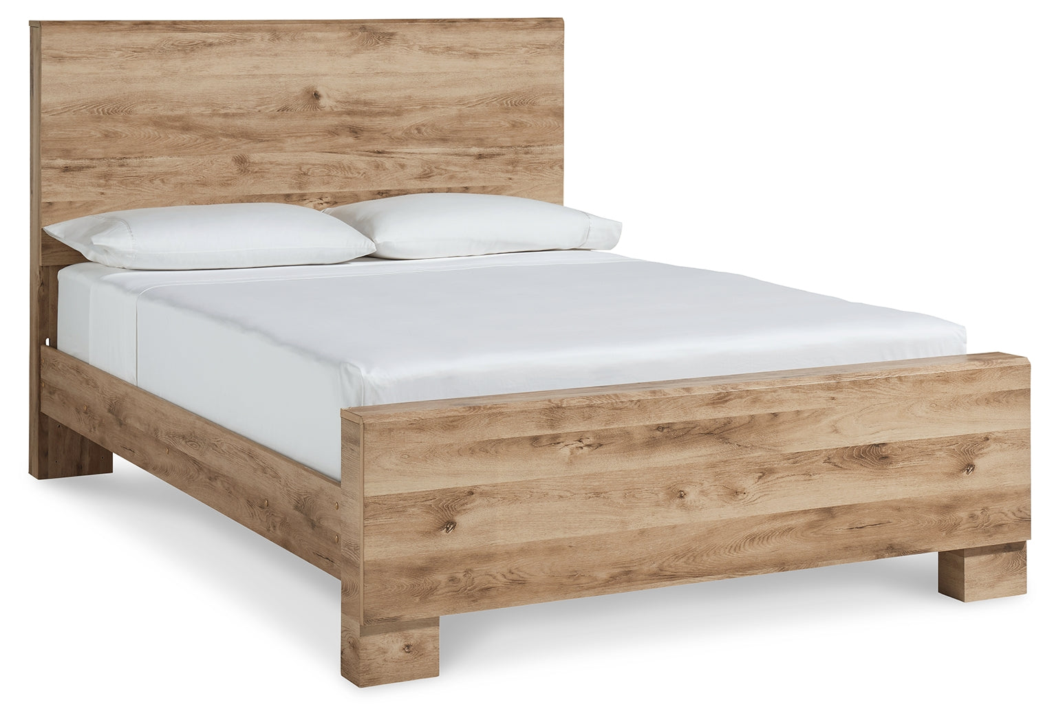 Hyanna Brown King Panel Bedroom Set, Tan