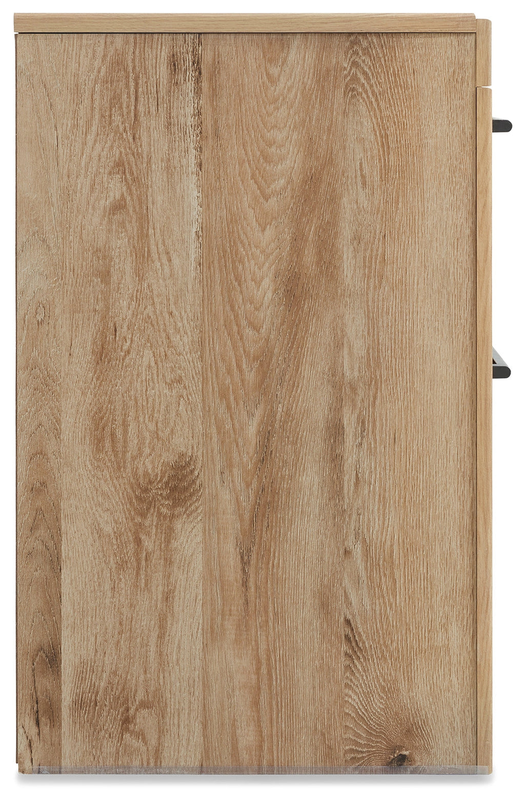 Hyanna Brown King Panel Storage Bedroom Set, Tan