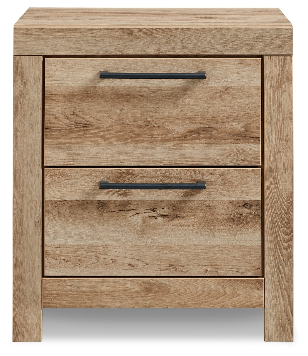Hyanna Brown Queen Panel Bedroom Set, Tan