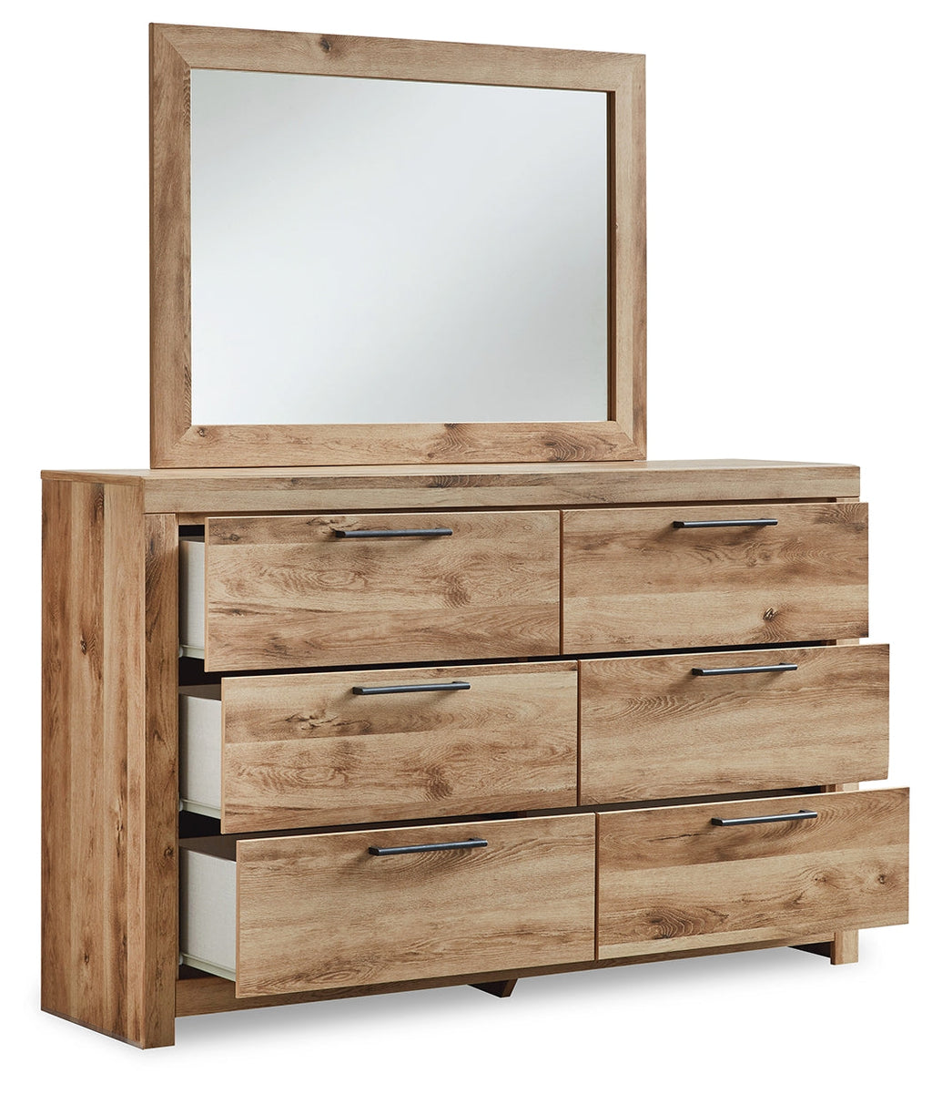 Hyanna Brown Twin Panel Bedroom Set, Tan