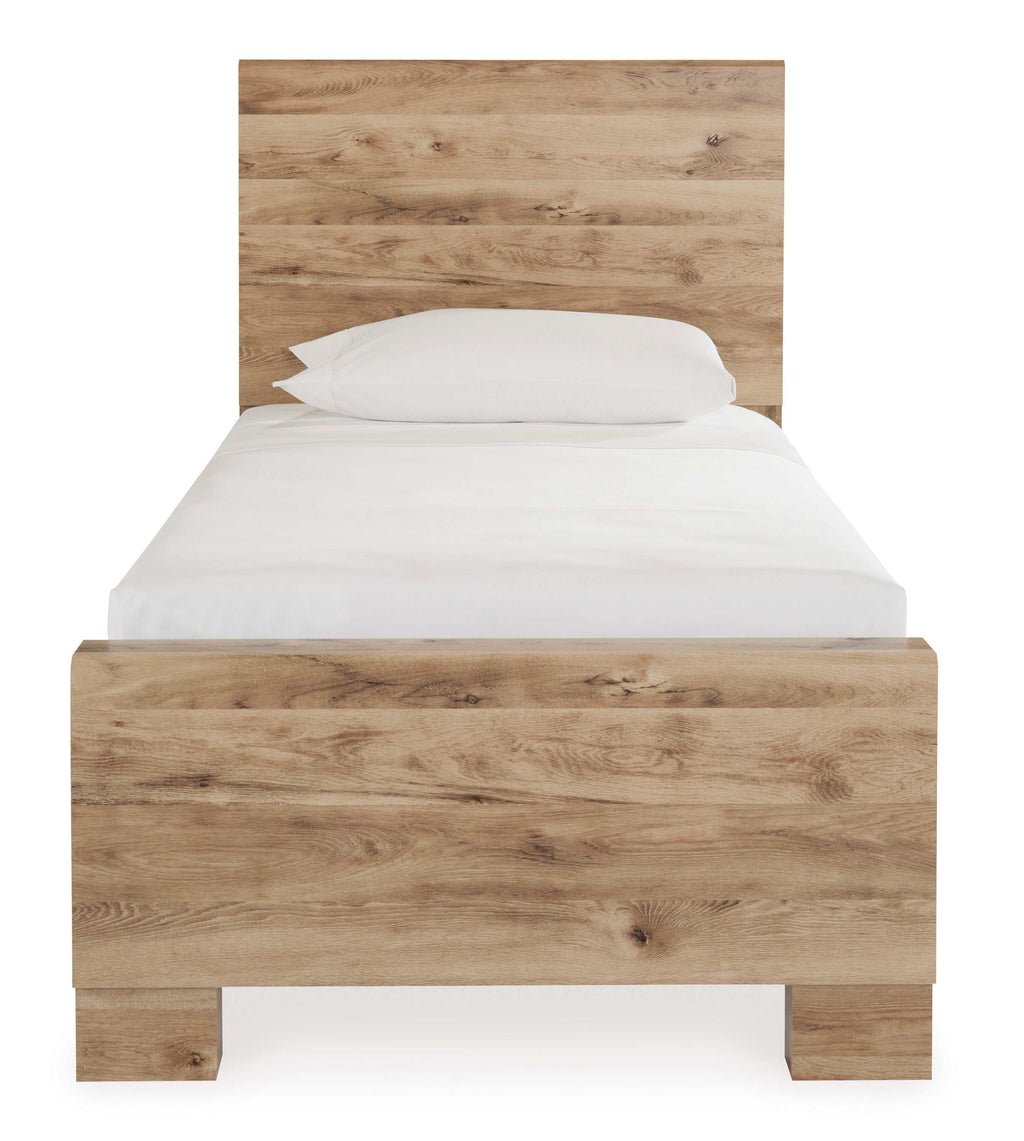 Hyanna Tan Brown Youth Panel Youth Bed