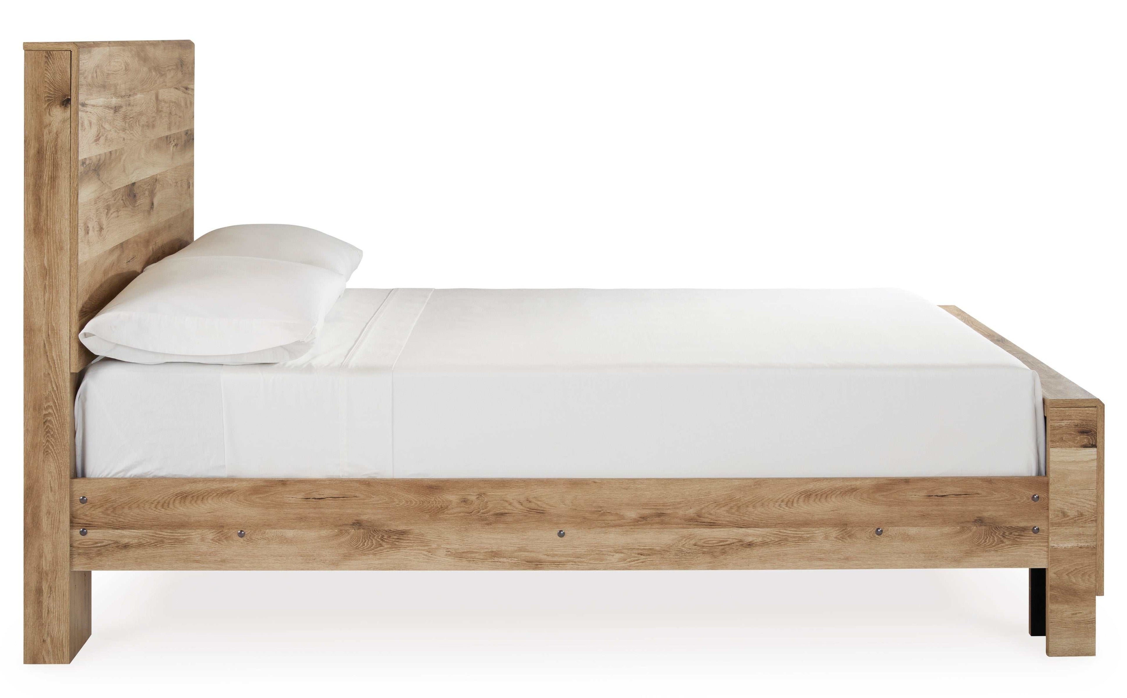 Hyanna Tan Brown Youth Panel Youth Bed