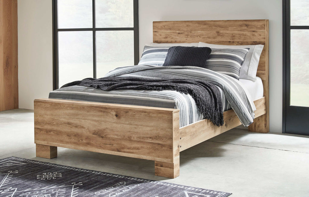 Hyanna Tan Brown Youth Panel Youth Bed