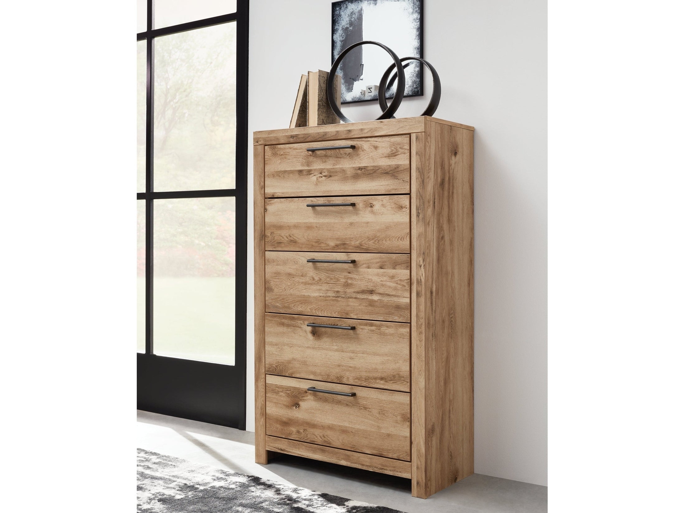 Hyanna Tan Chest w/ 5 Drawers