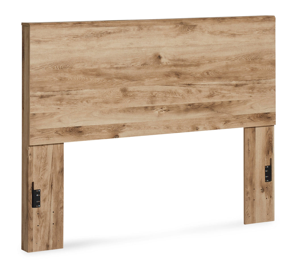 Hyanna Tan Panel Bed