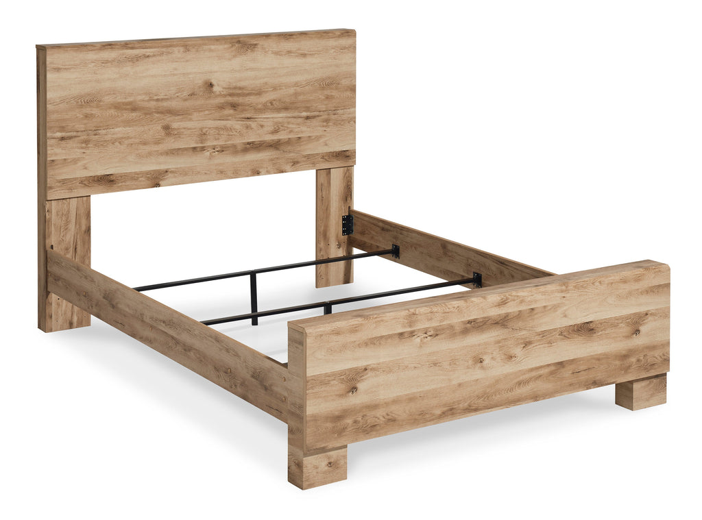 Hyanna Tan Panel Bed