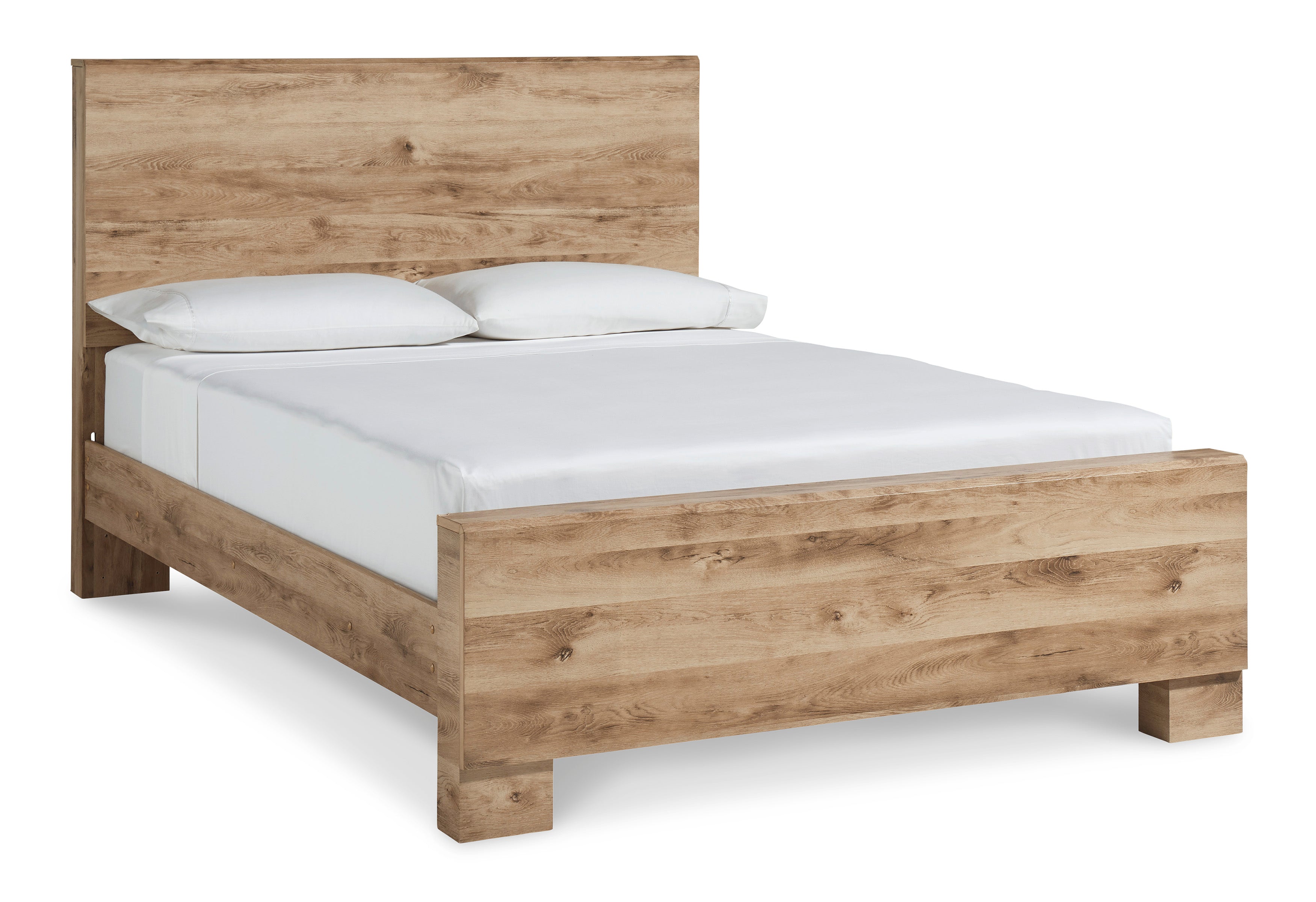 Hyanna Tan Panel Bed