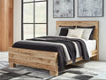 Hyanna Tan Panel Bed