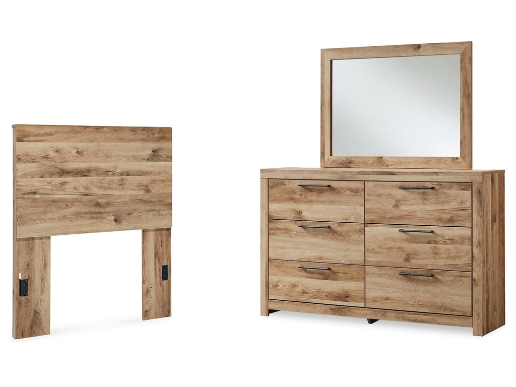 Hyanna Twin Panel Headboard, Dresser and Mirror