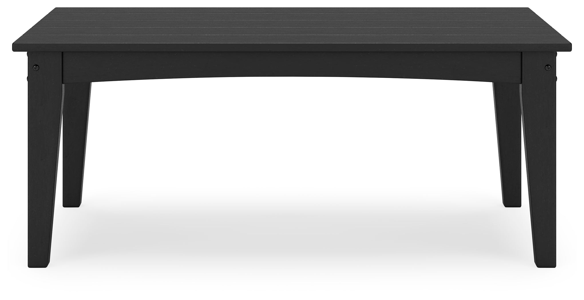 Hyland wave Black Outdoor Coffee Table