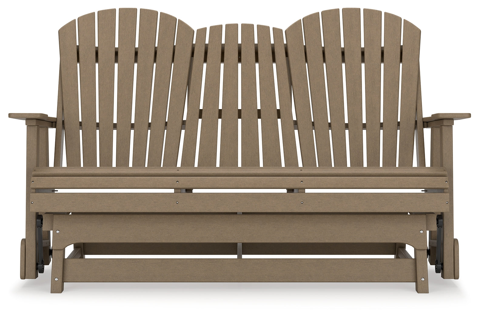 Hyland wave Driftwood Outdoor Glider Loveseat