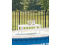 Hyland wave White Outdoor Coffee Table