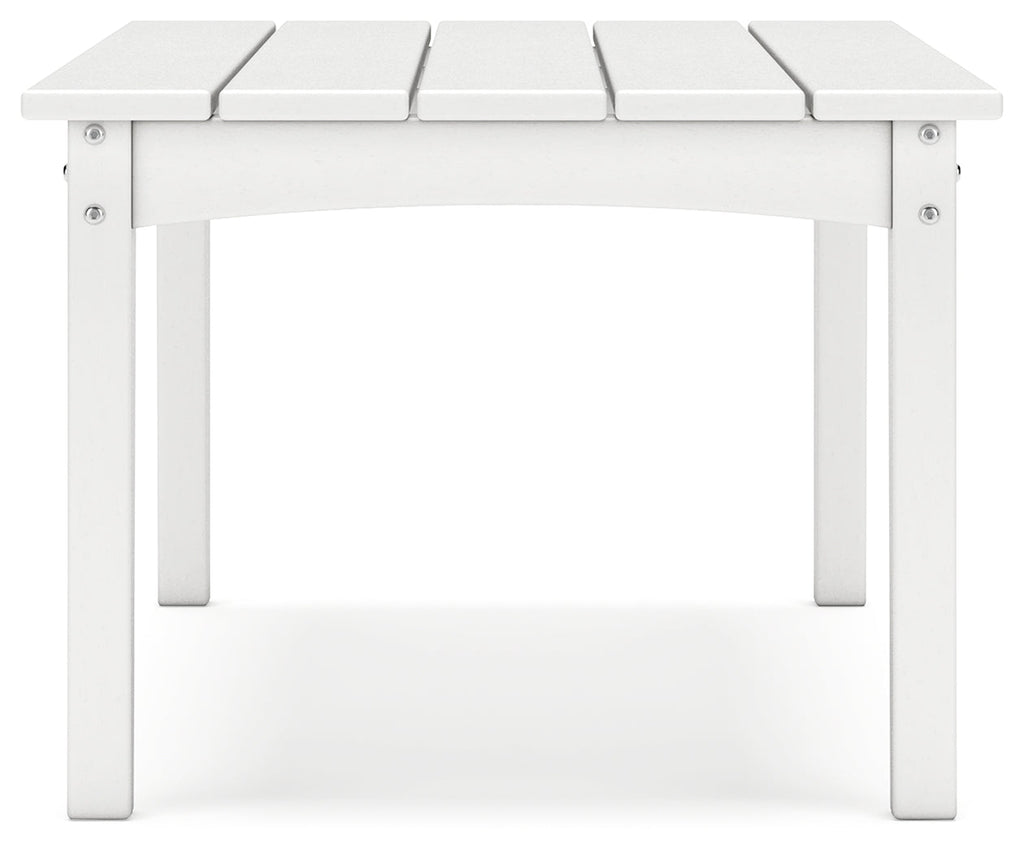 Hyland wave White Outdoor Coffee Table