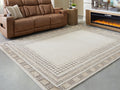 Idaman Taupe/Brown Large Rug