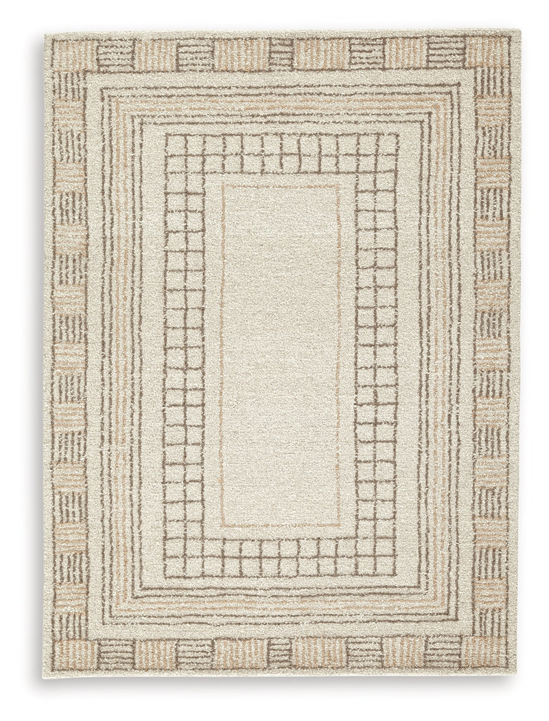 Idaman Taupe/Brown Medium Rug