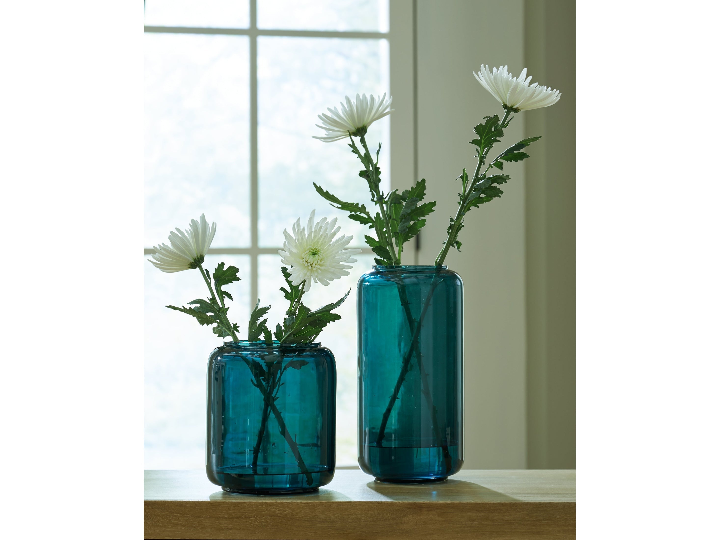 Inisland Teal Vase Set (Set of 2)