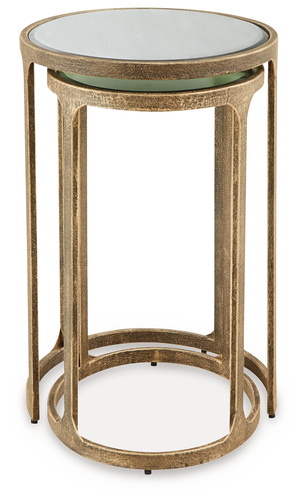 Irmaleigh Antique Black Accent Table Set (Set of 2)