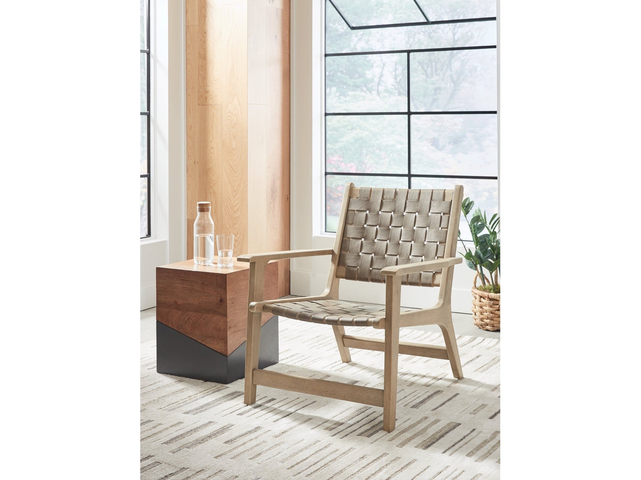 Jameset Taupe Accent Chair