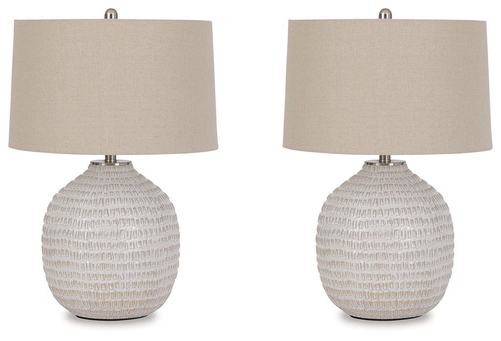 Jamon Beige Table Lamp (Set of 2)