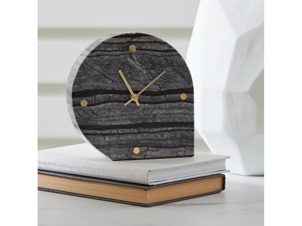 Janmour Black Table Clock (Set of 2)