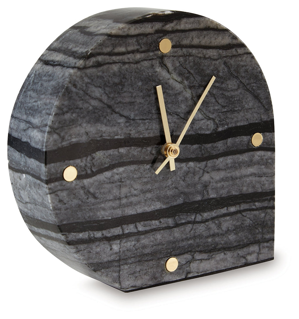 Janmour Black Table Clock (Set of 2)