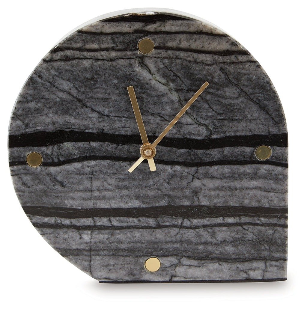 Janmour Black Table Clock (Set of 2)
