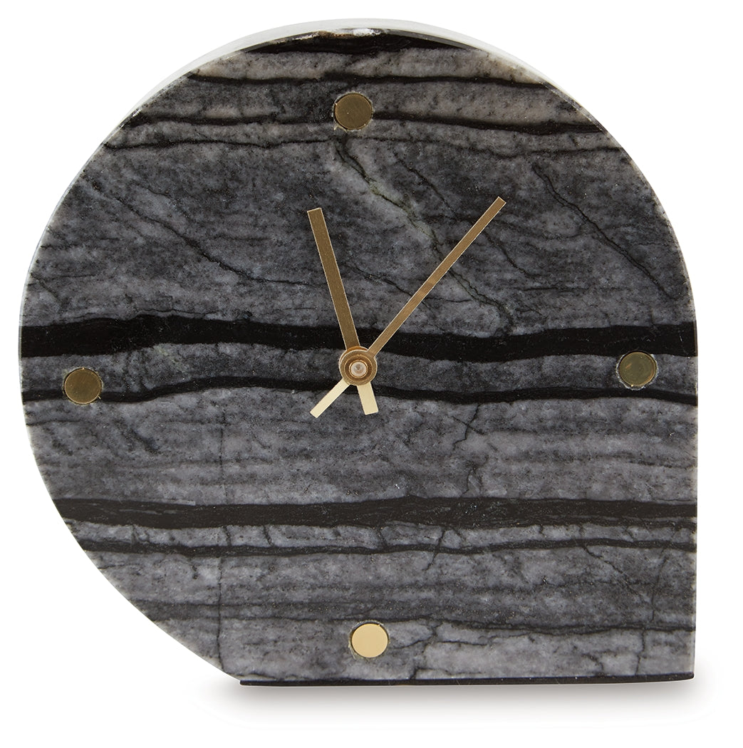 Janmour Black Table Clock (Set of 2)