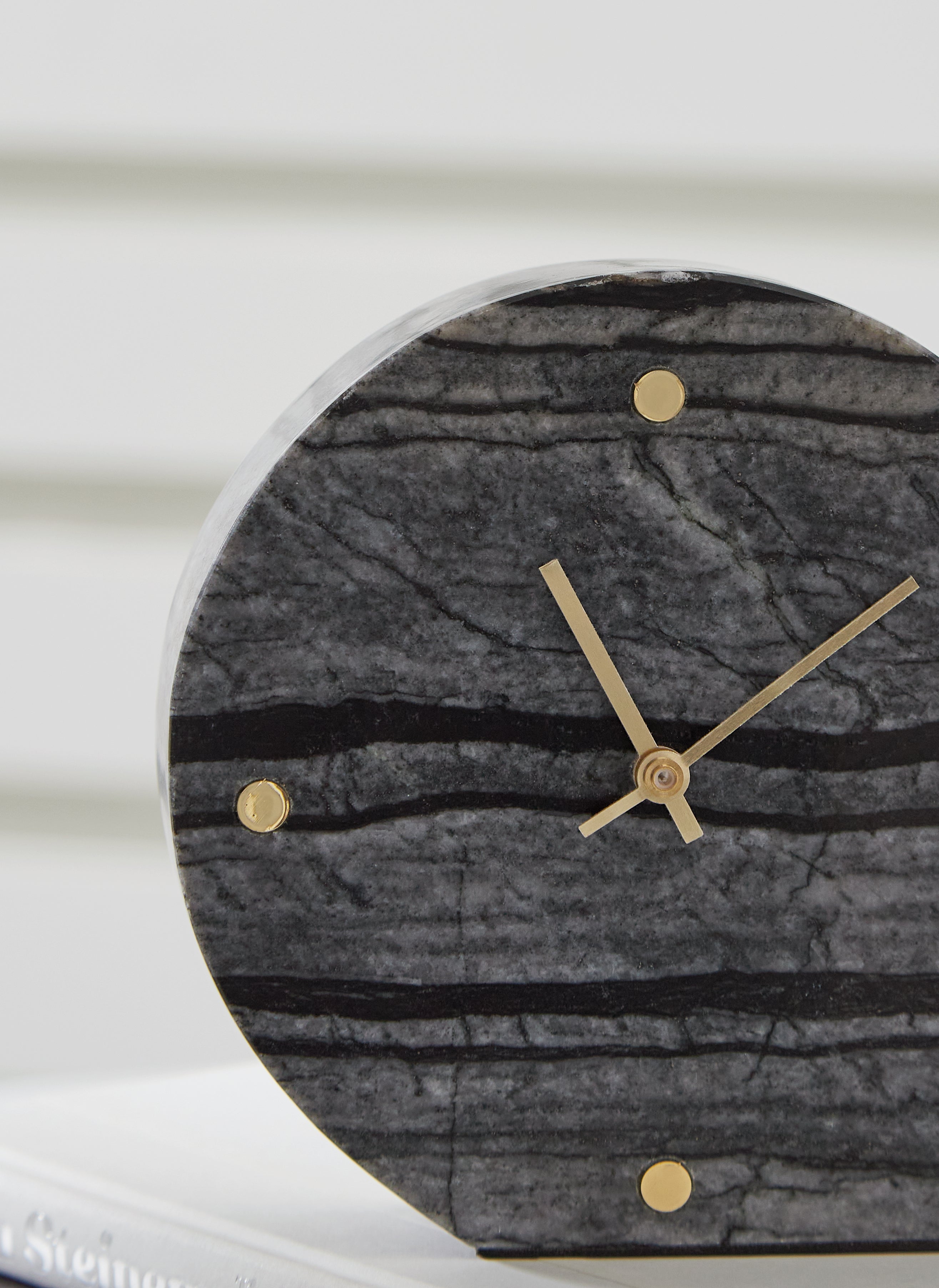 Janmour Black Table Clock (Set of 2)