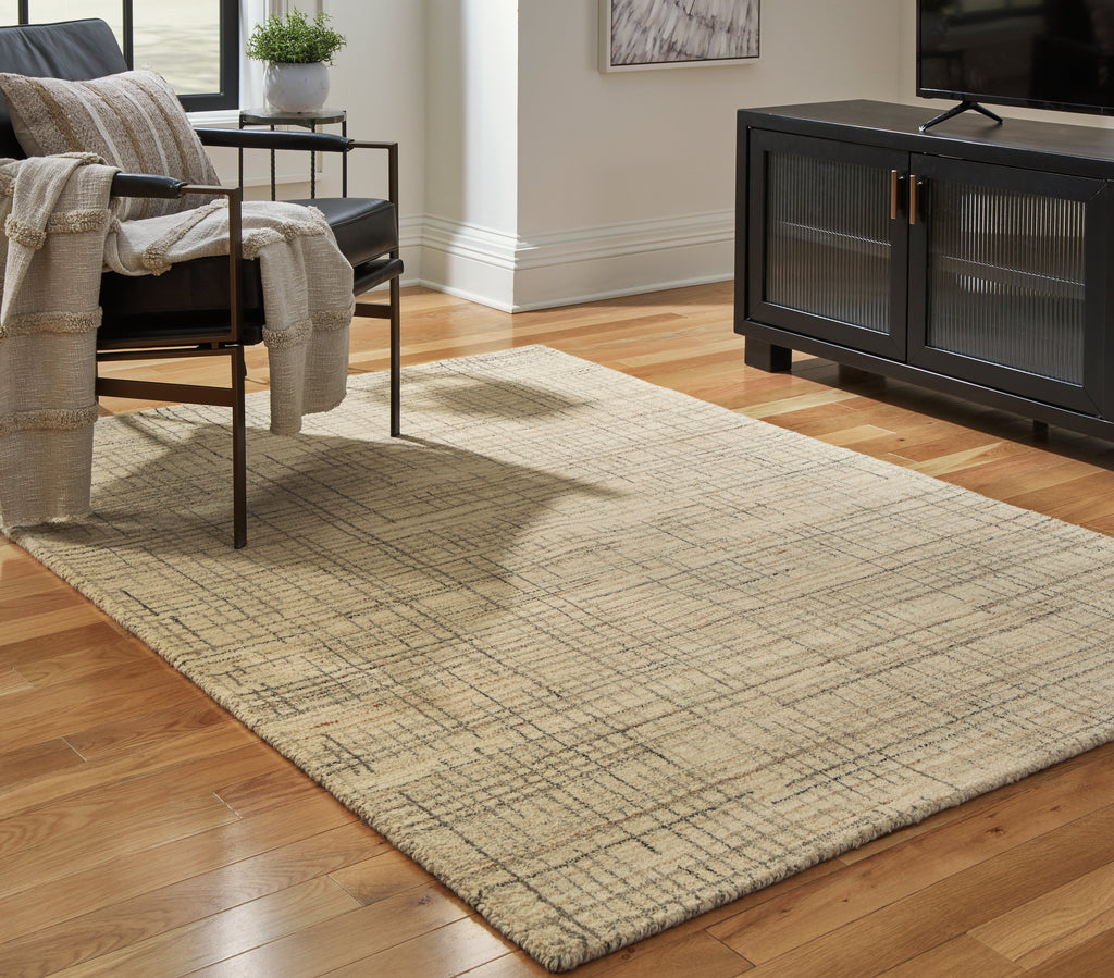 Janston Ivory/Gray/Tan Medium Rug