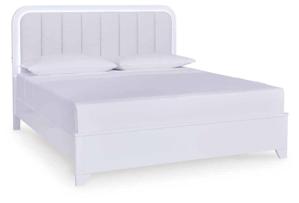 Jarlee King Panel Bedroom Set, White