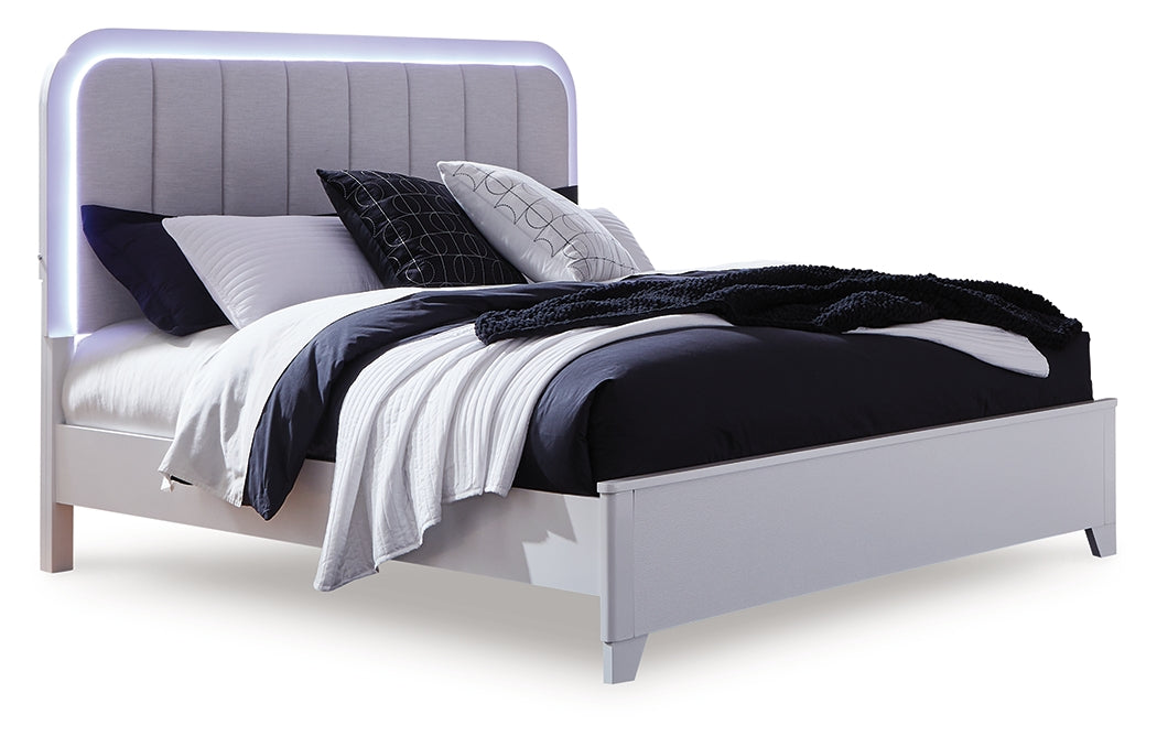 Jarlee Queen Panel Bedroom Set, White